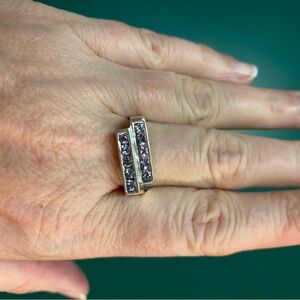 Sterling and tanzanite Ring